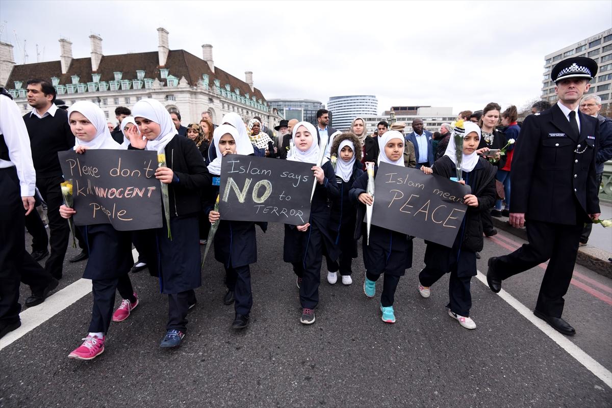 Londra saldırısı sonrası dayanışma programı
