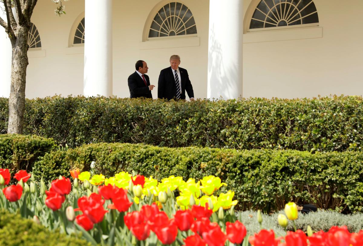 Trump Sisi ile Beyaz Saray'da görüştü