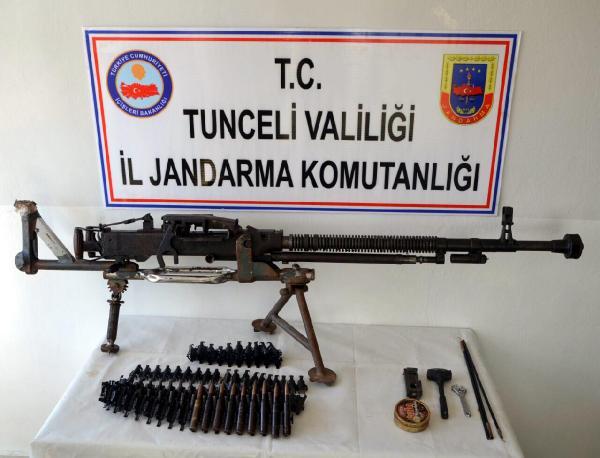 Tunceli'de PKK'lılara ait Doçka silahı ele geçirildi