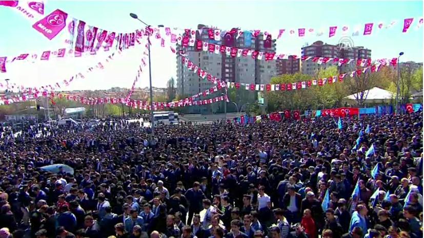 Devlet Bahçeli Alparslan Türkeş'i andı