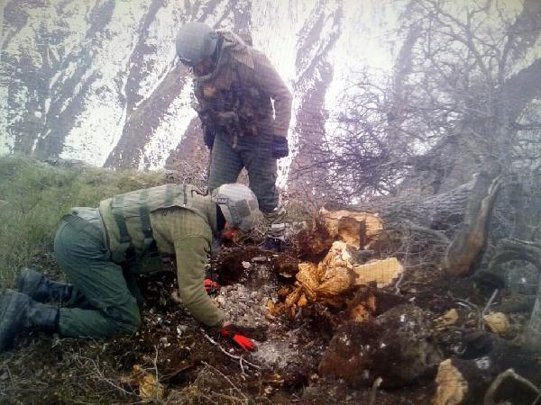 Tunceli'de PKK'lılara ait Doçka silahı ele geçirildi