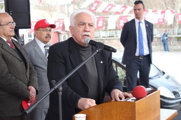 Doğu Perinçek boş meydana konuştu