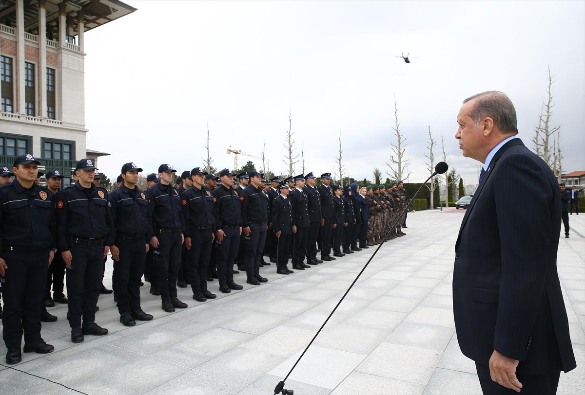 Erdoğan, Türk Polis Teşkilatı'nın 172. yılını kutladı