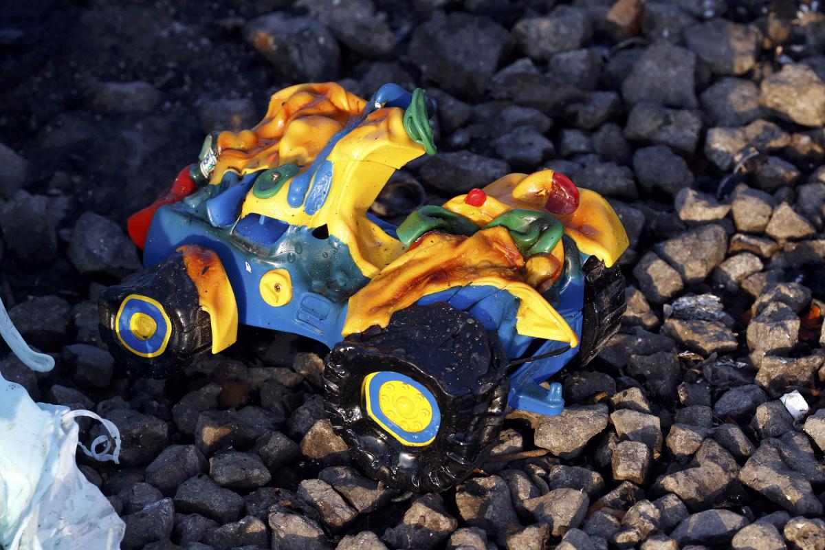 Fransa'daki mülteci kampında yangın