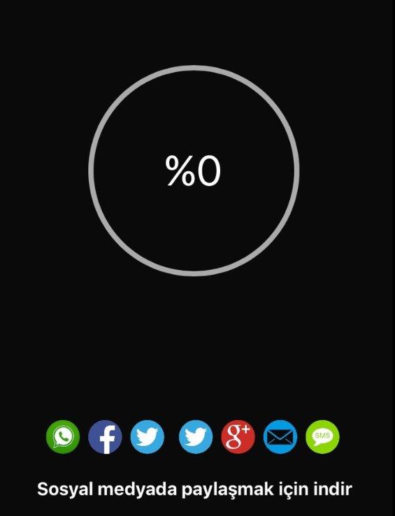 Ensonhaber iPhone uygulamasının indir paylaş özelliği