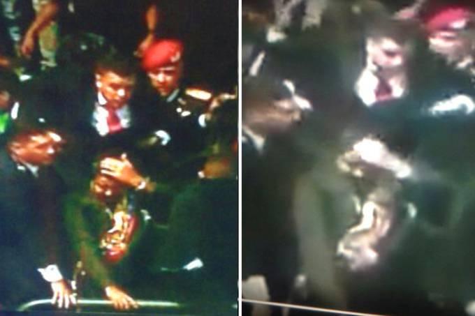 Venezuela'da Maduro taş ve yumurta ile protesto edildi