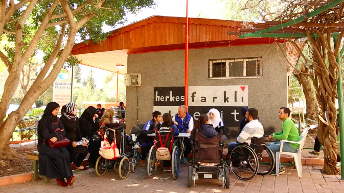 Adana'da engelli dayanışması