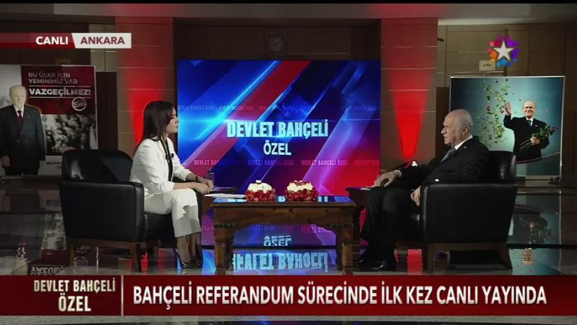 Bahçeli, Nazlı Çelik'e konuk oldu