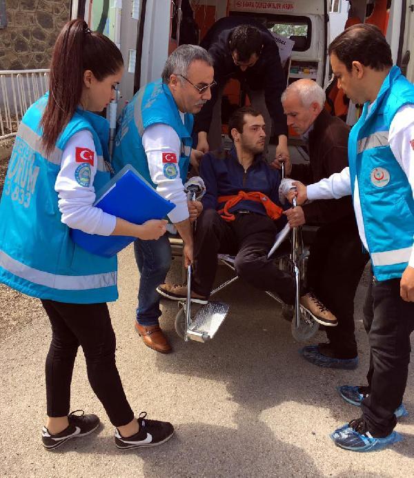 Erzurum’da 834 hasta ambulansla sandığa taşındı
