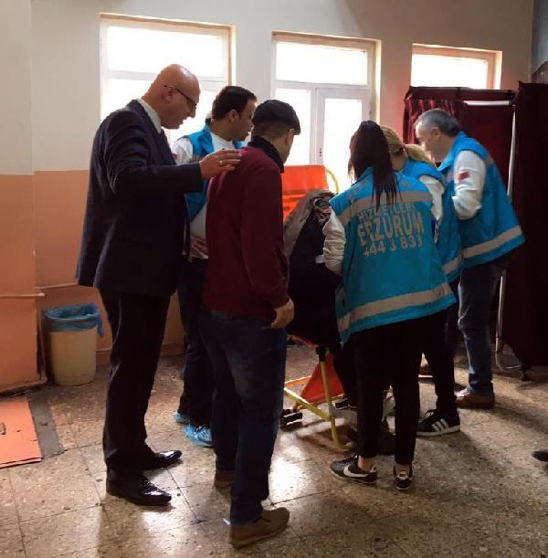 Erzurum’da 834 hasta ambulansla sandığa taşındı