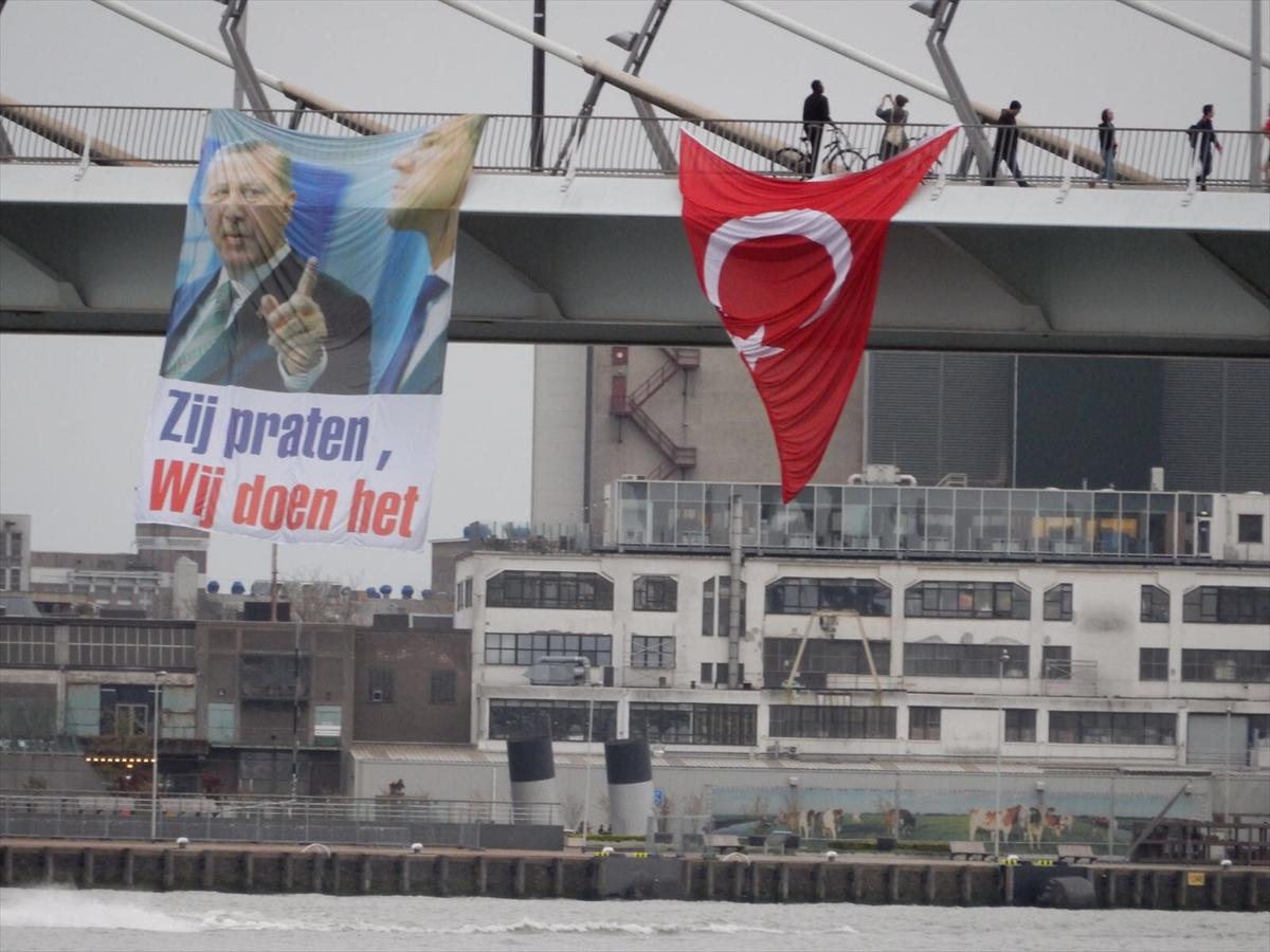 Hollanda'da referandum kutlaması