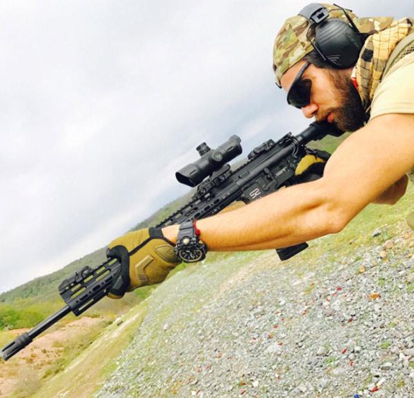 Kadir Doğulu atış poligonunda