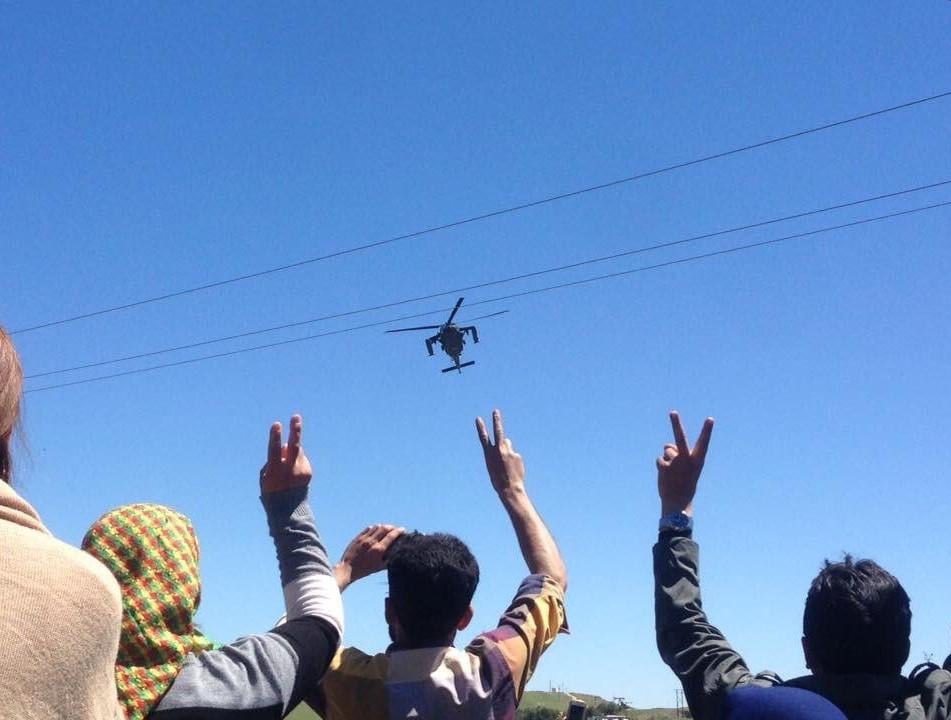Sincar'da PKK'lıların ABD hayranlığı