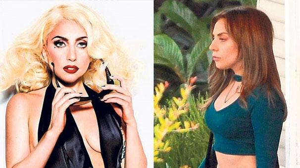 Lady Gaga kumral oldu