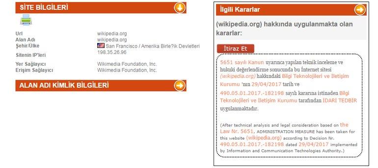 Wikipedia'ya Türkiye'den erişim engellendi