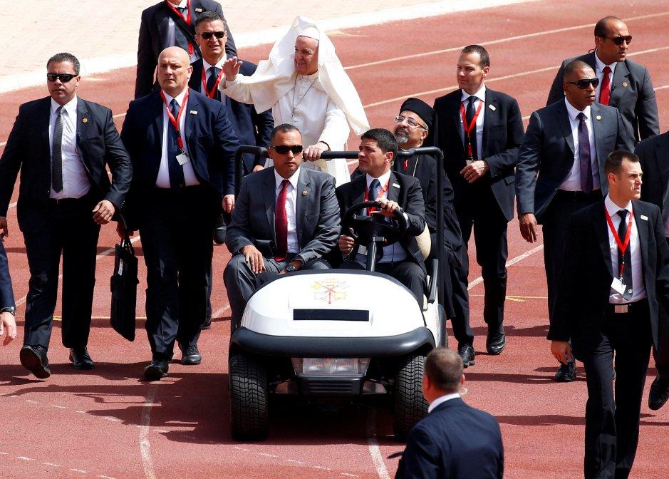 Papa Mısır'da birlik mesajı verdi