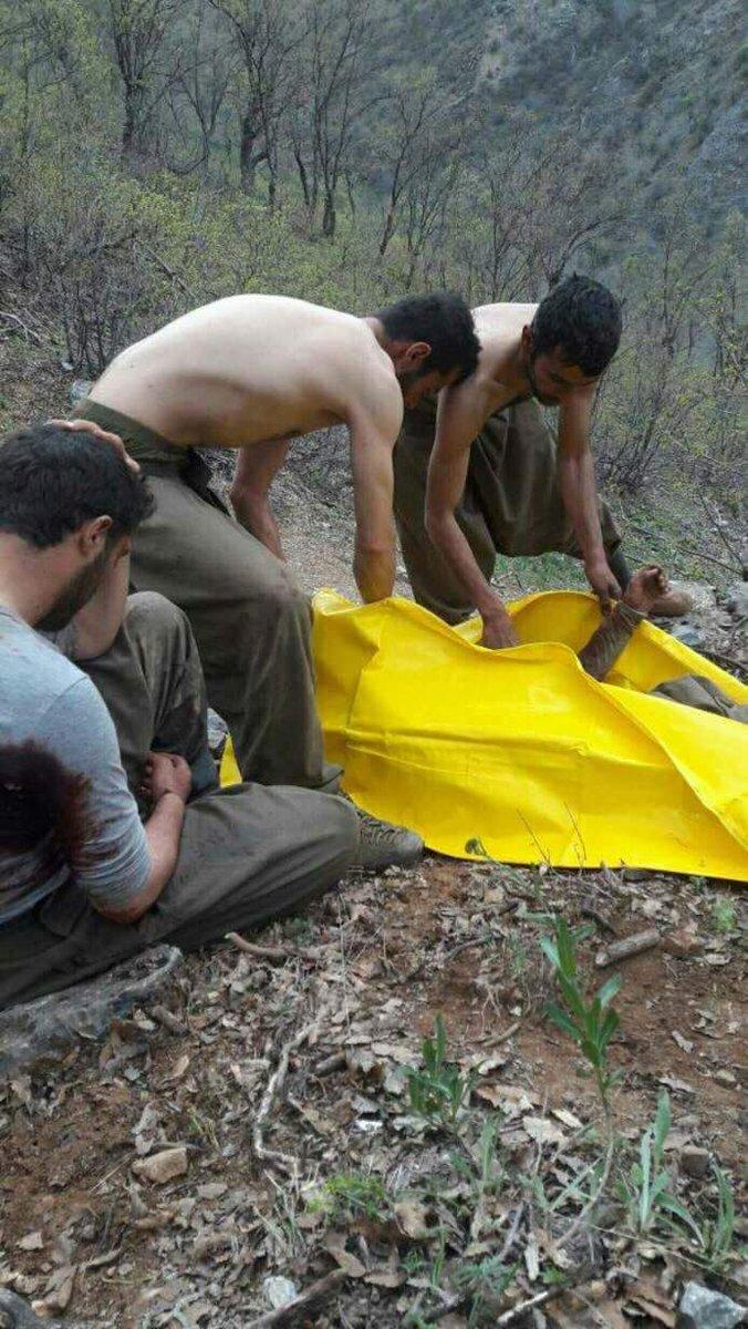 Tunceli'de teröristlere cesetleri toplatıldı