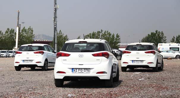 Kocaeli'de FG plakalı araçlar otoparka çekildi