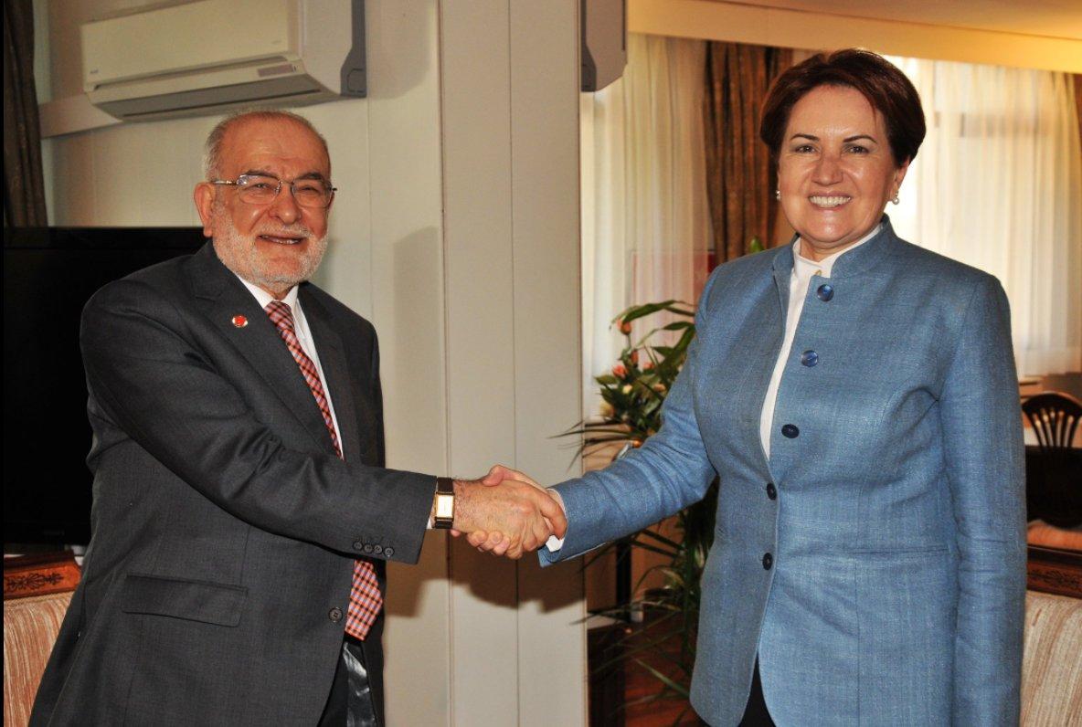 Meral Akşener'den Saadet Partisi'ne ziyaret