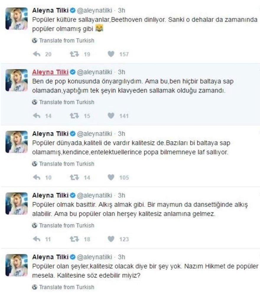 Aleyna Tilki’ye Nazım Hikmet tepkisi