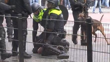 Hollanda'da sokaklar karıştı