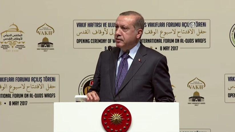Cumhurbaşkanı'nın Kudüs Vakıfları Forumu konuşması