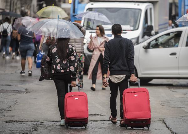 İstanbul'da aralıklı sağanak yağmur