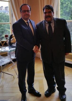 Teröristbaşı Salih Müslim Elysee Sarayı'nda