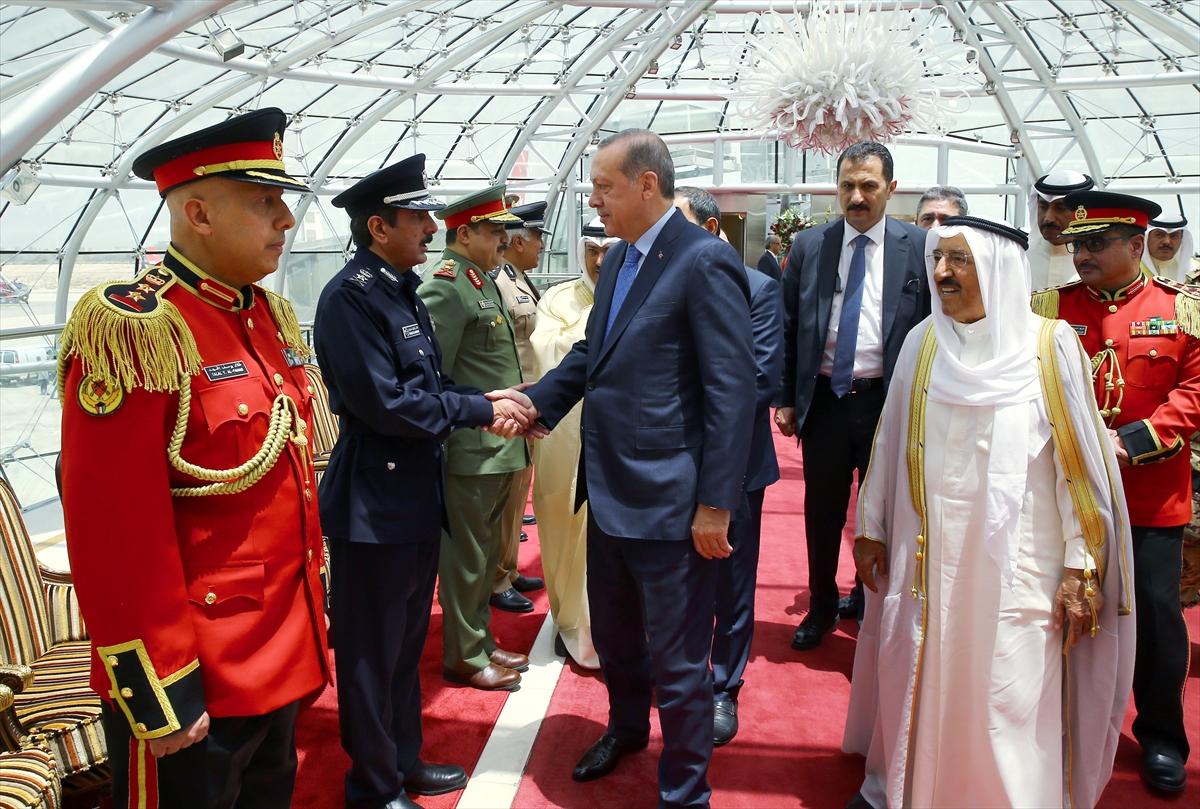 Cumhurbaşkanı Recep Tayyip Erdoğan Kuveyt'te