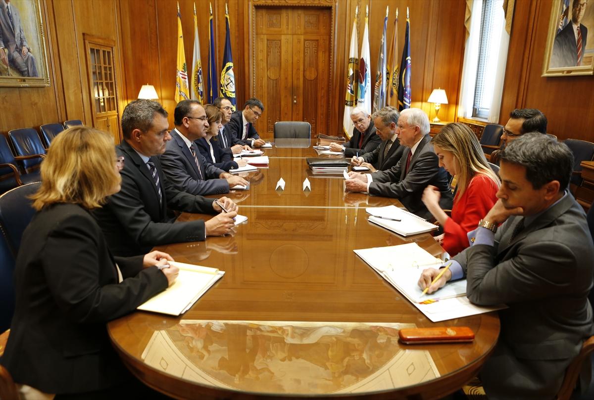 Adalet Bakanlığı heyetinden ABD'de sürpriz görüşme