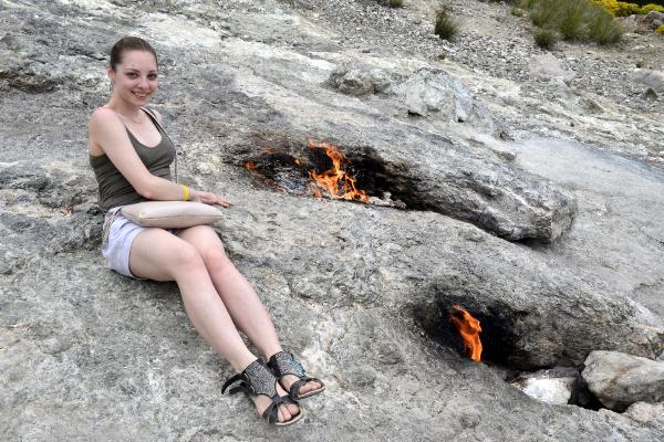 Antalya'daki Yanartaş'ta doğalgaz müjdesi