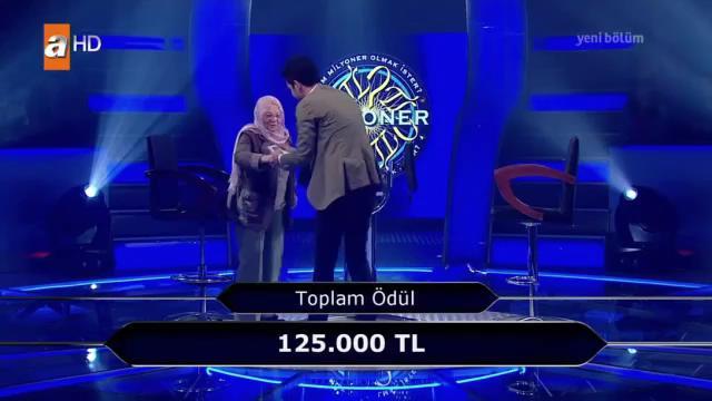 Kim Milyoner Olmak İster'de yaşlı teyzeden rekor kazanç