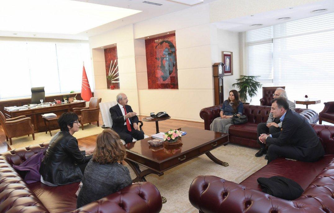 Mimarlar Odası'ndan Kılıçdaroğlu'na ziyaret
