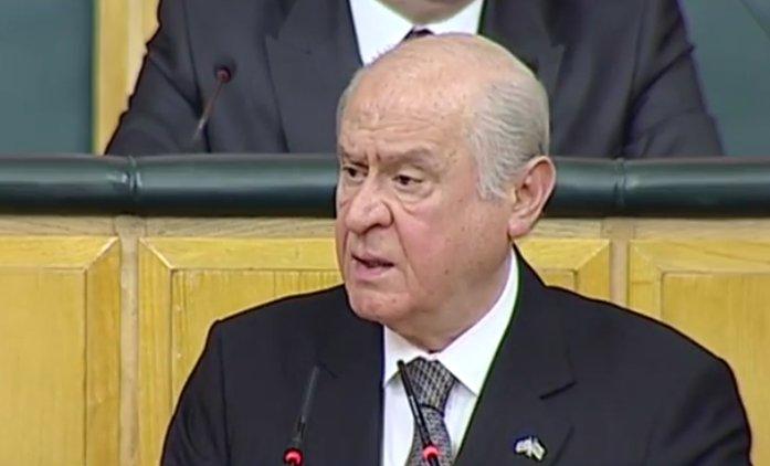 Bahçeli'den Erdoğan'a ABD desteği