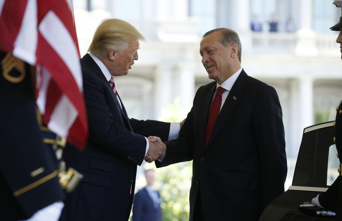 Erdoğan - Trump görüşmesinden ilk kareler