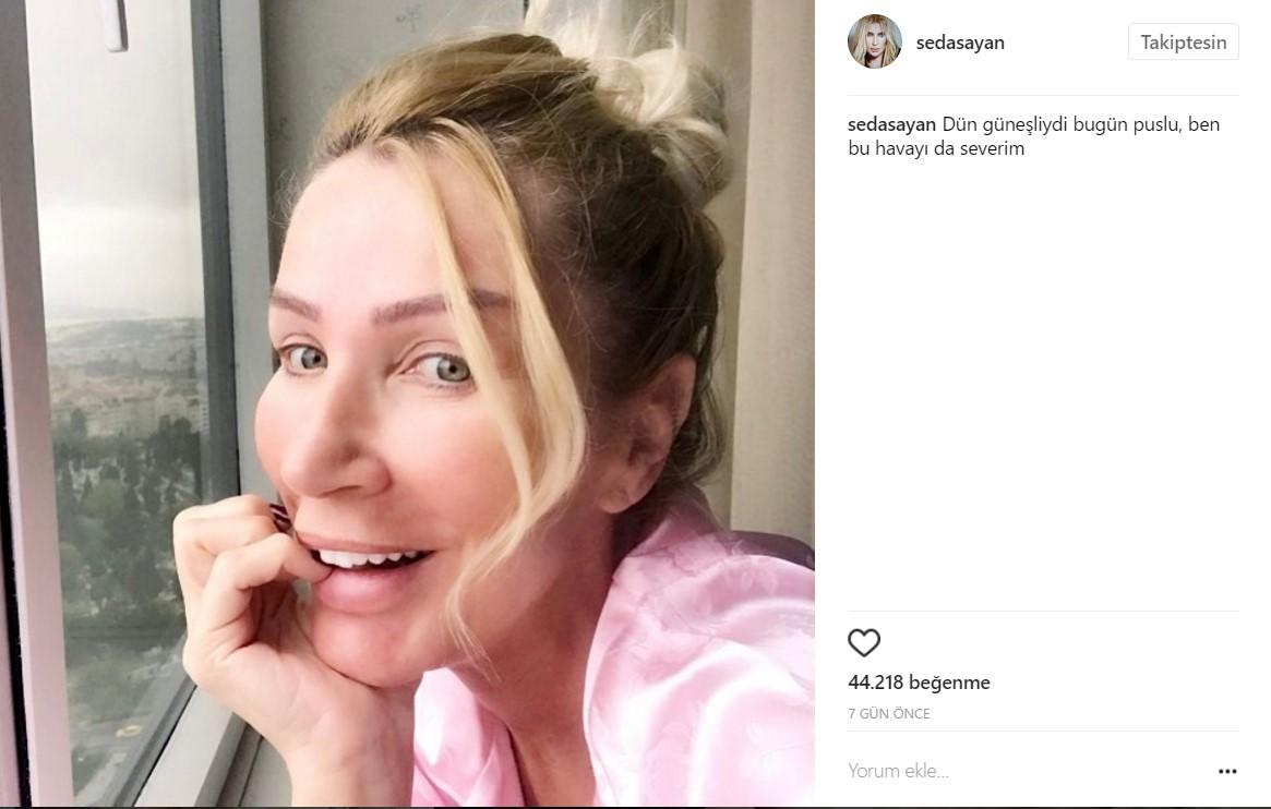 Seda Sayan'ın günaydın fotoğrafları