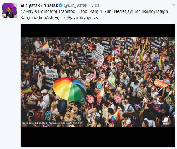 Elif Şafak gerçek gündemine döndü