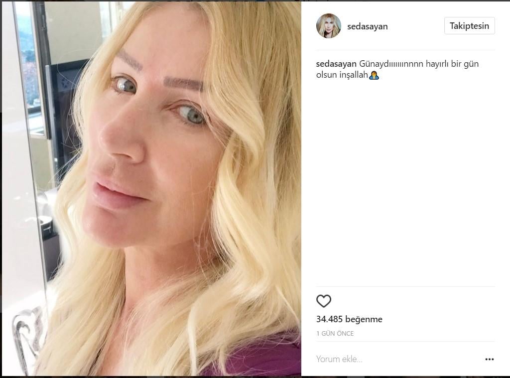 Seda Sayan'ın günaydın fotoğrafları