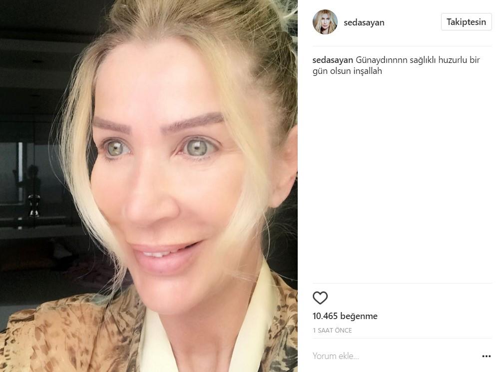 Seda Sayan'ın günaydın fotoğrafları