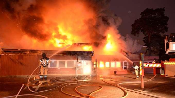 İsveç'te sığınmacı yurdu yandı