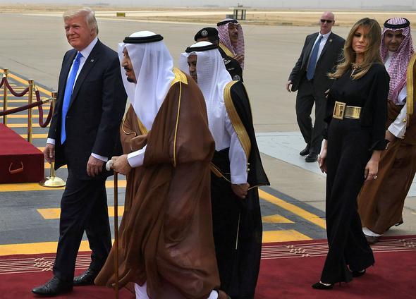 Melania Trump'ın Arabistan hassasiyeti