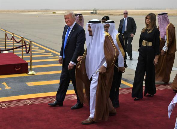 Melania Trump'ın Arabistan hassasiyeti
