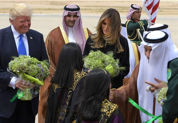 Melania Trump'ın Arabistan hassasiyeti