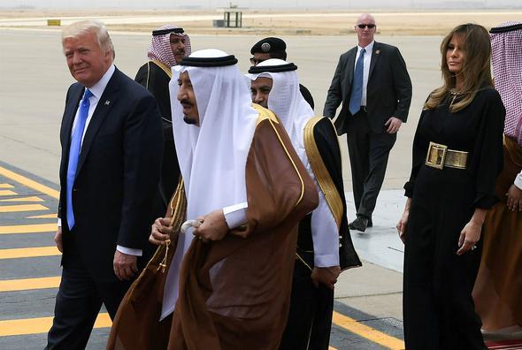 Melania Trump'ın Arabistan hassasiyeti
