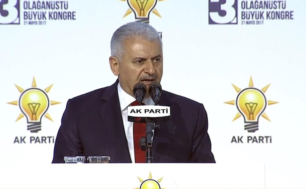 Başbakan Yıldırım'ın kongre konuşması
