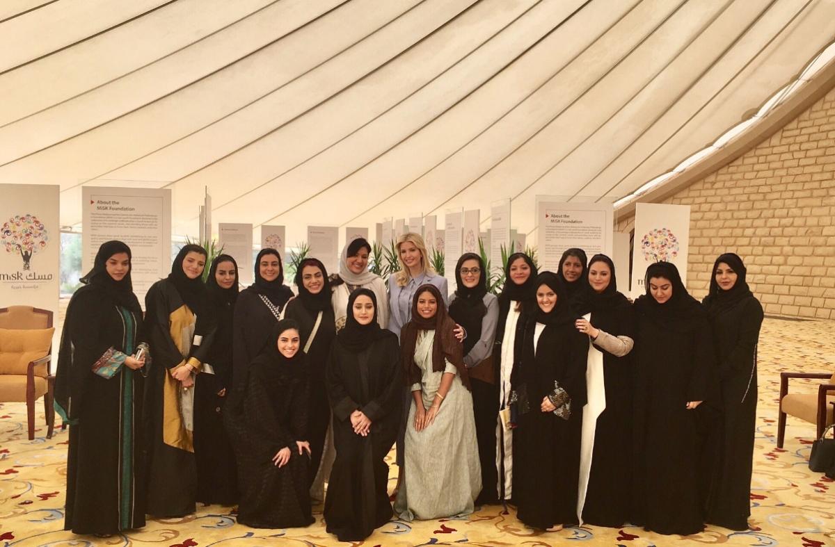 Trump'ın kızı Arap heyetin aklını başından aldı