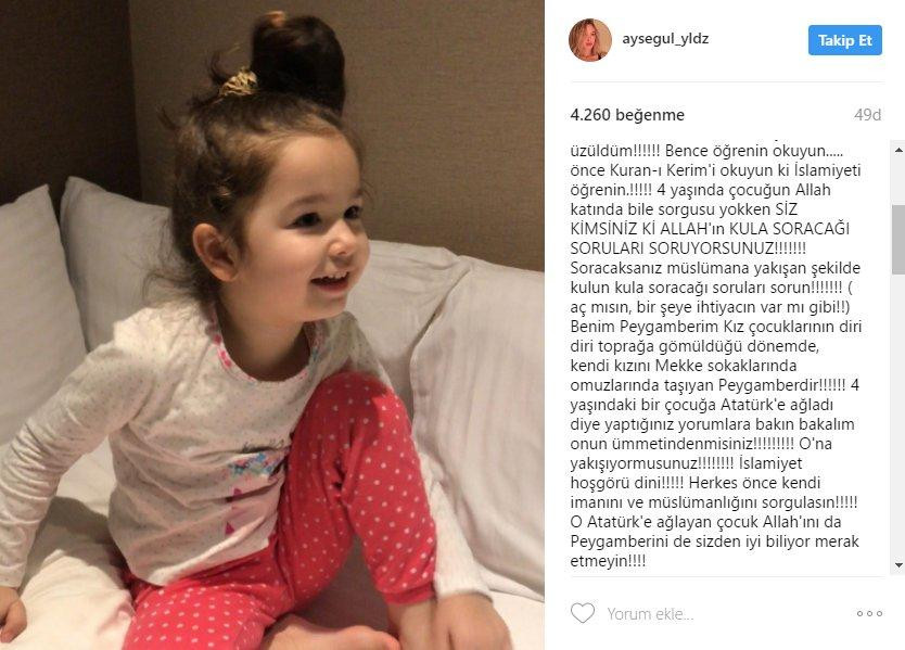 Ayşegül Yıldız'dan Elif Ada yorumlarına cevap