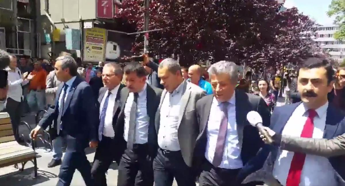 CHP'li vekiller volta eyleminde