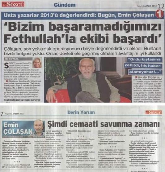 FETÖ operasyonu sonrası Sözcü'de panik