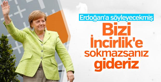 Merkel, İncirlik için son kez deneyecek